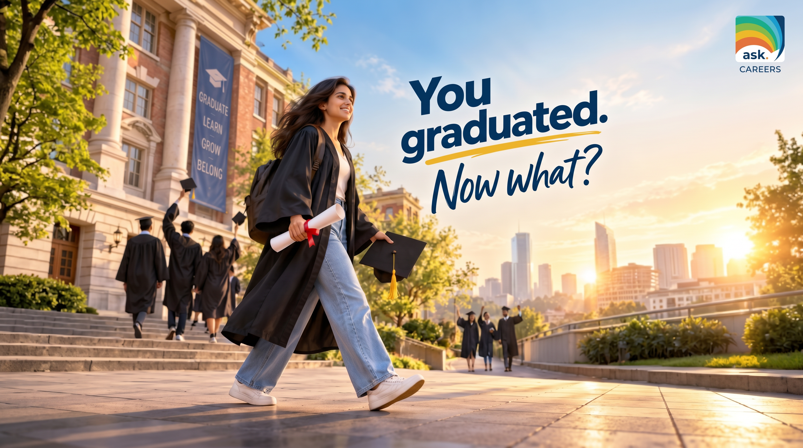You graduated. Now what?