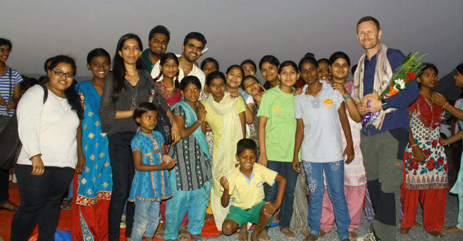 TSCFM students have an enriching experience at the Shikshan Gram Shelter for Homeless Children