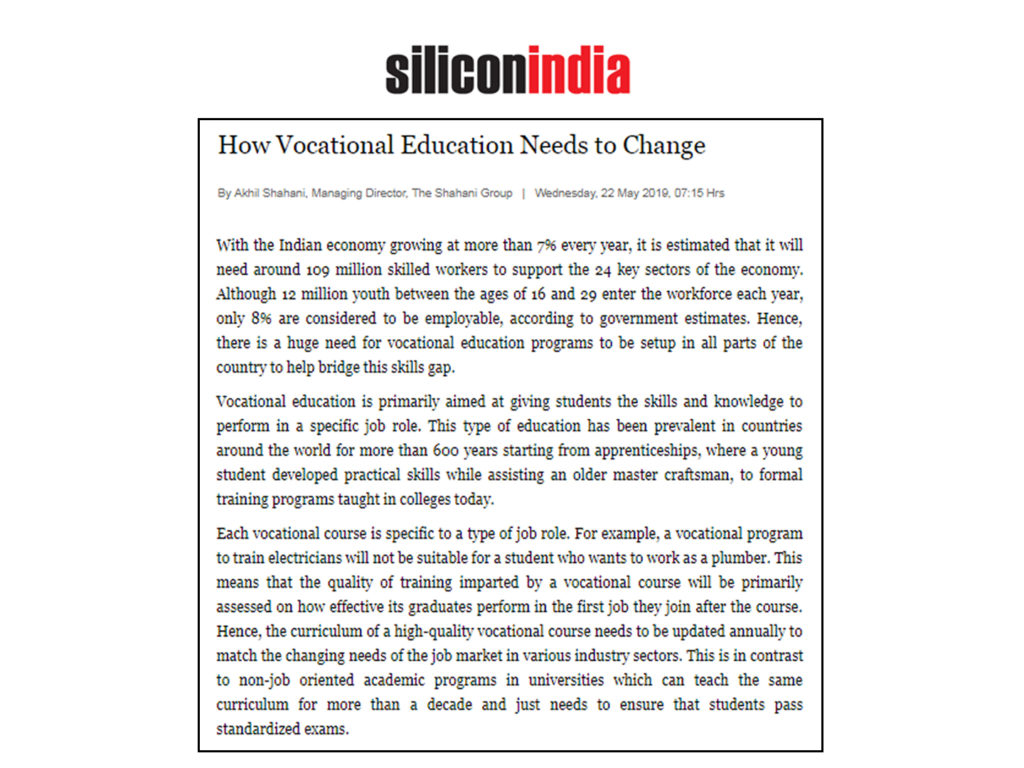 How Vocational Education Needs to Change??