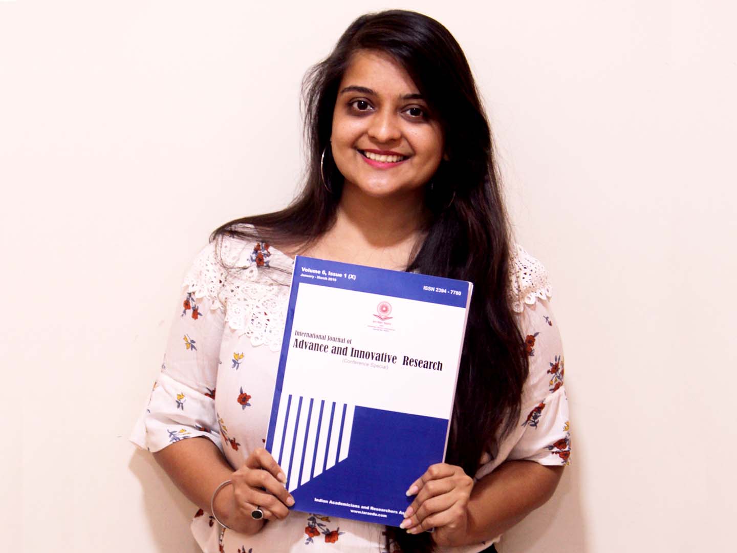 MBA student Khushboo's Research paper being Published in an International Journal