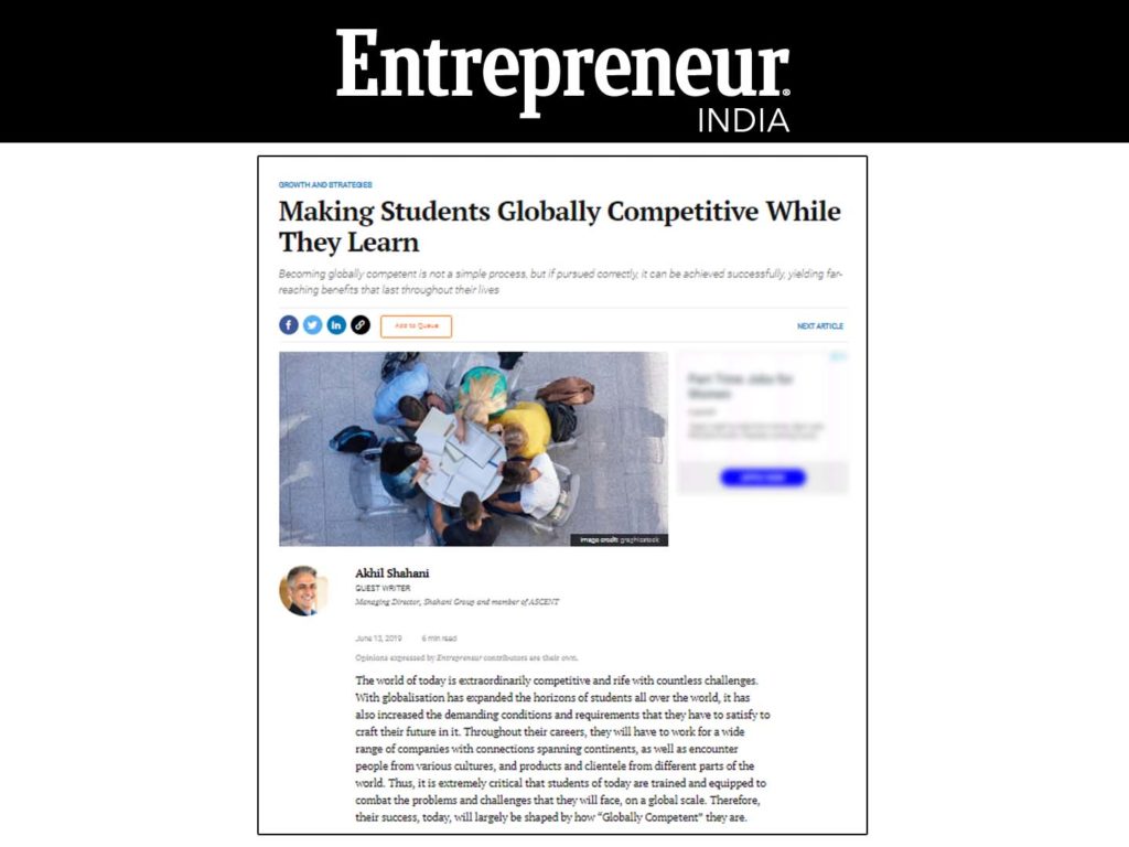 Making Students Globally Competitive While They Learn