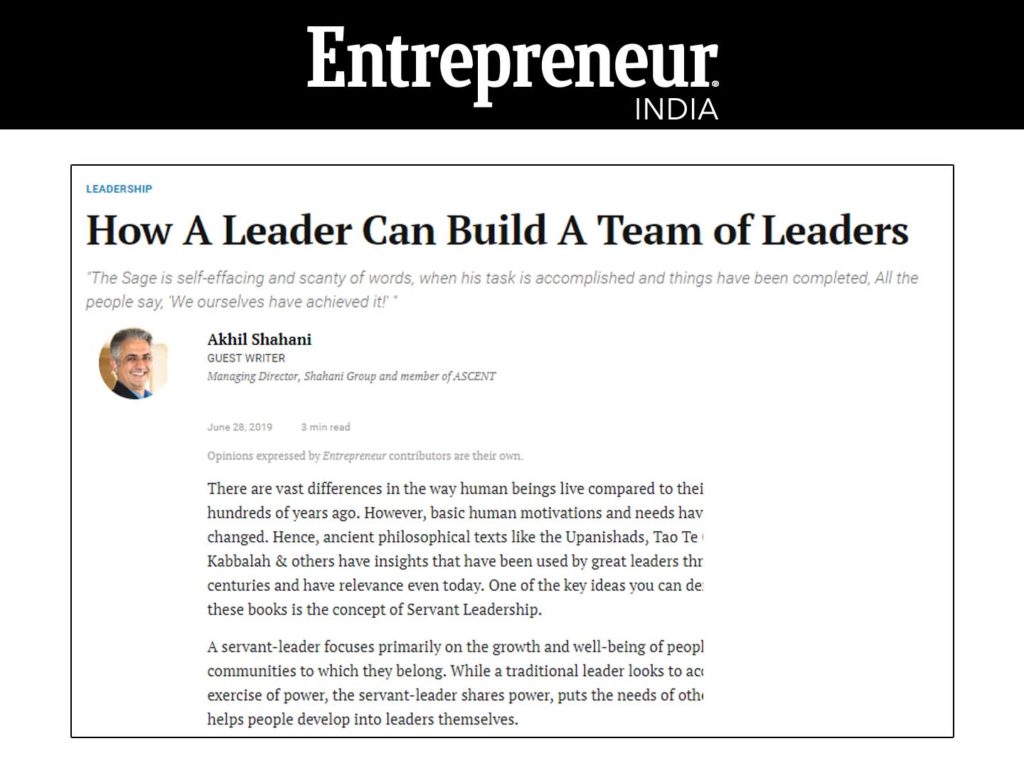 How A Leader Can Build A Team of Leaders
