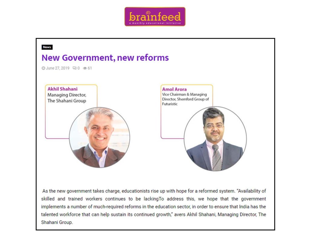 New Government, new reforms