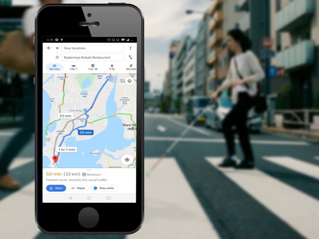 Google Maps to help visually impaired people navigate safely