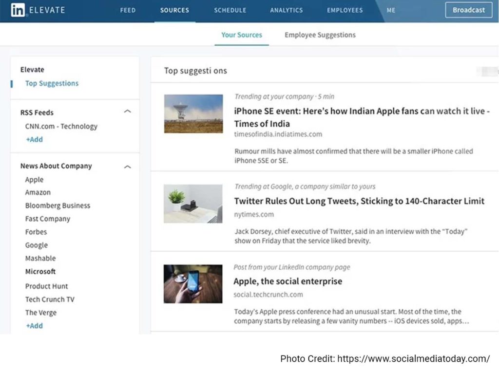 LinkedIn has announced that it’s merging elevate functionality with company pages