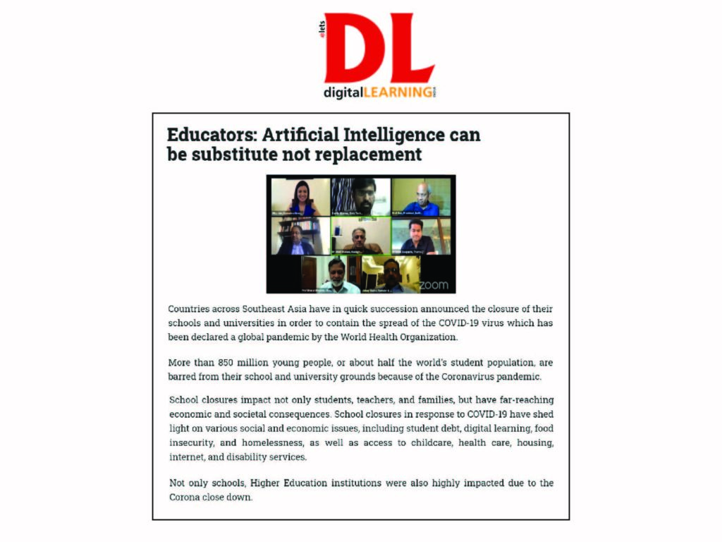 Educators: Artificial Intelligence can be substitute not replacement