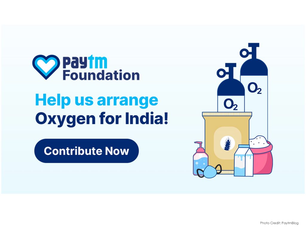 Paytm aims to raise 10crore for oxygen concentrators