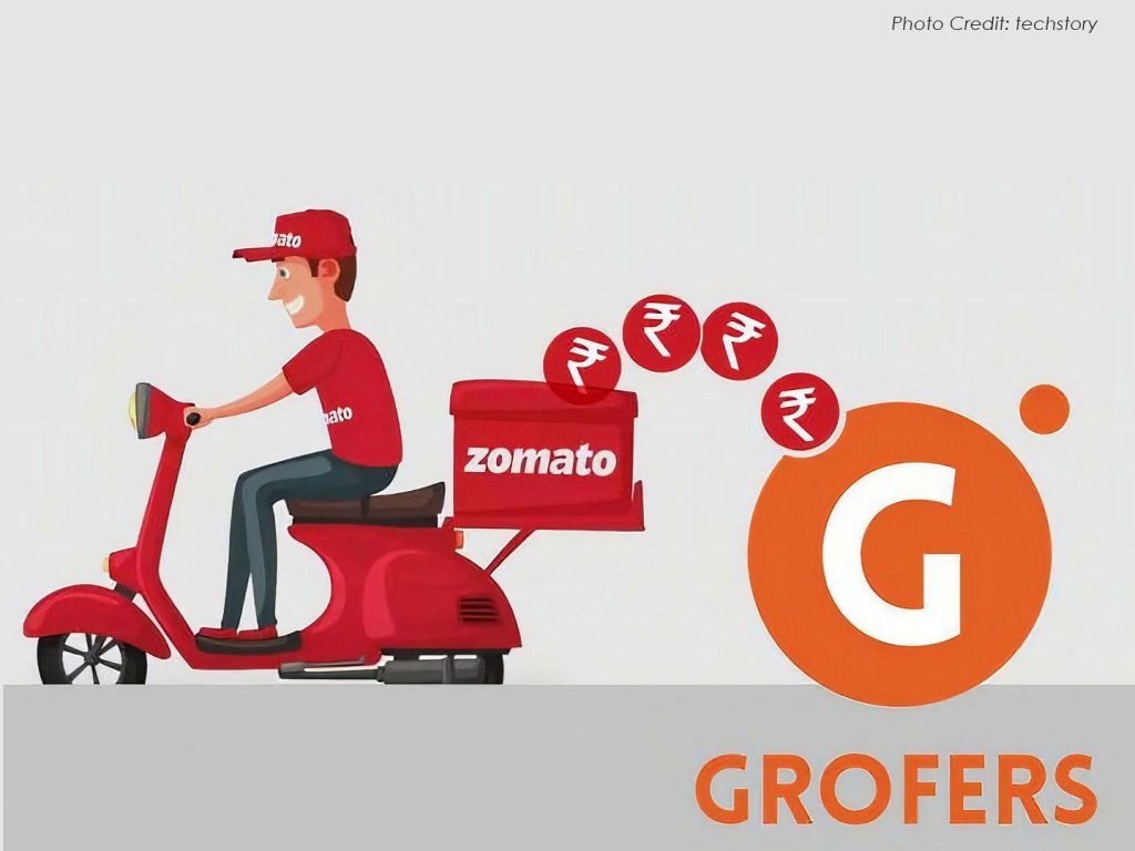Zomato buys stake in Grofers India