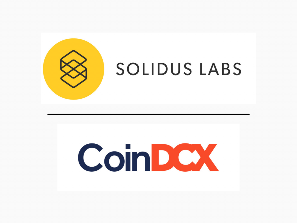CoinDCX announces strategic alliance with Solidus labs